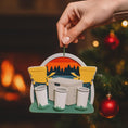Load image into Gallery viewer, Personalized Family of 3 Camping Ice Bucket Ornament | Outdoor Christmas Decor
