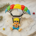Load image into Gallery viewer, Personalized Parachute Ornament | Custom Name Christmas Gift | Skydiver Holiday Decoration for Kids and Adventurers
