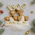 Load image into Gallery viewer, Family of 6 Reindeer Ornament | Personalized Christmas Gift | Custom Names Holiday Decor | Winter Keepsake