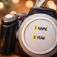 Load image into Gallery viewer, Personalized Camera Ornament | Custom Photographer Gift | Raised 3D Ornament