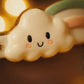 Load image into Gallery viewer, Cute cloud-shaped object with a smiling face on a blurred background
