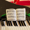 Load image into Gallery viewer, Personalized Grand Piano Christmas Ornament | Music Teacher Gift | Raised 3D Ornament