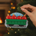 Load image into Gallery viewer, Personalized Family of 4 Train Christmas Ornament | Custom Names & Year