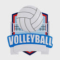 Load image into Gallery viewer, Personalized volleyball ornament featuring a detailed volleyball design with a customizable name and year. Perfect for volleyball players, coaches, teams, or sports lovers, this ornament celebrates dedication, teamwork, and memorable seasons. A great keepsake for athletes, end of season gifts, or holiday decor, adding a sporty and personal touch to any Christmas tree or winter display.