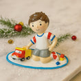 Load image into Gallery viewer, Personalized Trucker Boy Christmas Ornament