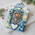 Load image into Gallery viewer, Personalized Baby's First Christmas Photo Frame Ornament