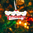 Load image into Gallery viewer, 4 Grandchildren Christmas Ornament | Personalized Grandkids Ornament | Custom Names & Year | Gift for Grandparents