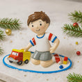 Load image into Gallery viewer, Personalized Trucker Boy Christmas Ornament