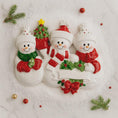 Load image into Gallery viewer, Snowman Family of 3 Christmas Ornament | Personalized Names and Year | Winter Tree Decor Keepsake