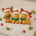 Load image into Gallery viewer, Reindeer Family of 3 Christmas Ornament | Personalized Names and Year | Winter Tree Decor Keepsake