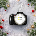 Load image into Gallery viewer, Personalized Camera Ornament | Custom Photographer Gift | Raised 3D Ornament