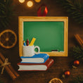 Load image into Gallery viewer, Personalized Teacher Apple Ornament | Custom Name and Year Christmas Gift | Teacher Appreciation Holiday Keepsake
