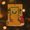 Load image into Gallery viewer, Personalized New Home Ornament | Rustic Front Door Keepsake Decor | Raised 3D Details
