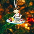 Load image into Gallery viewer, Personalized Trucker Boy Christmas Ornament

