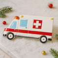 Load image into Gallery viewer, Personalized Ambulance Ornament | EMS Ornament with Name and Year | Paramedic Gift | Raised 3D Details
