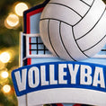 Load image into Gallery viewer, Personalized volleyball ornament featuring a detailed volleyball design with a customizable name and year. Perfect for volleyball players, coaches, teams, or sports lovers, this ornament celebrates dedication, teamwork, and memorable seasons. A great keepsake for athletes, end of season gifts, or holiday decor, adding a sporty and personal touch to any Christmas tree or winter display.

