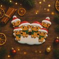 Load image into Gallery viewer, Personalized Family of 6 Gingerbread Ornament | Custom Christmas Keepsake
