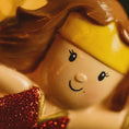 Load image into Gallery viewer, Flying Superhero Girl Christmas Ornament | Personalized Name & Year
