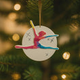 Load image into Gallery viewer, Decorative ornament with a colorful figure on a Christmas tree
