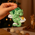 Load image into Gallery viewer, Green Dragon Personalized Ornament | Train Your Dragon | Raised 3D Ornament
