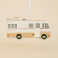 Load image into Gallery viewer, Model of a retro-style RV on a beige background
