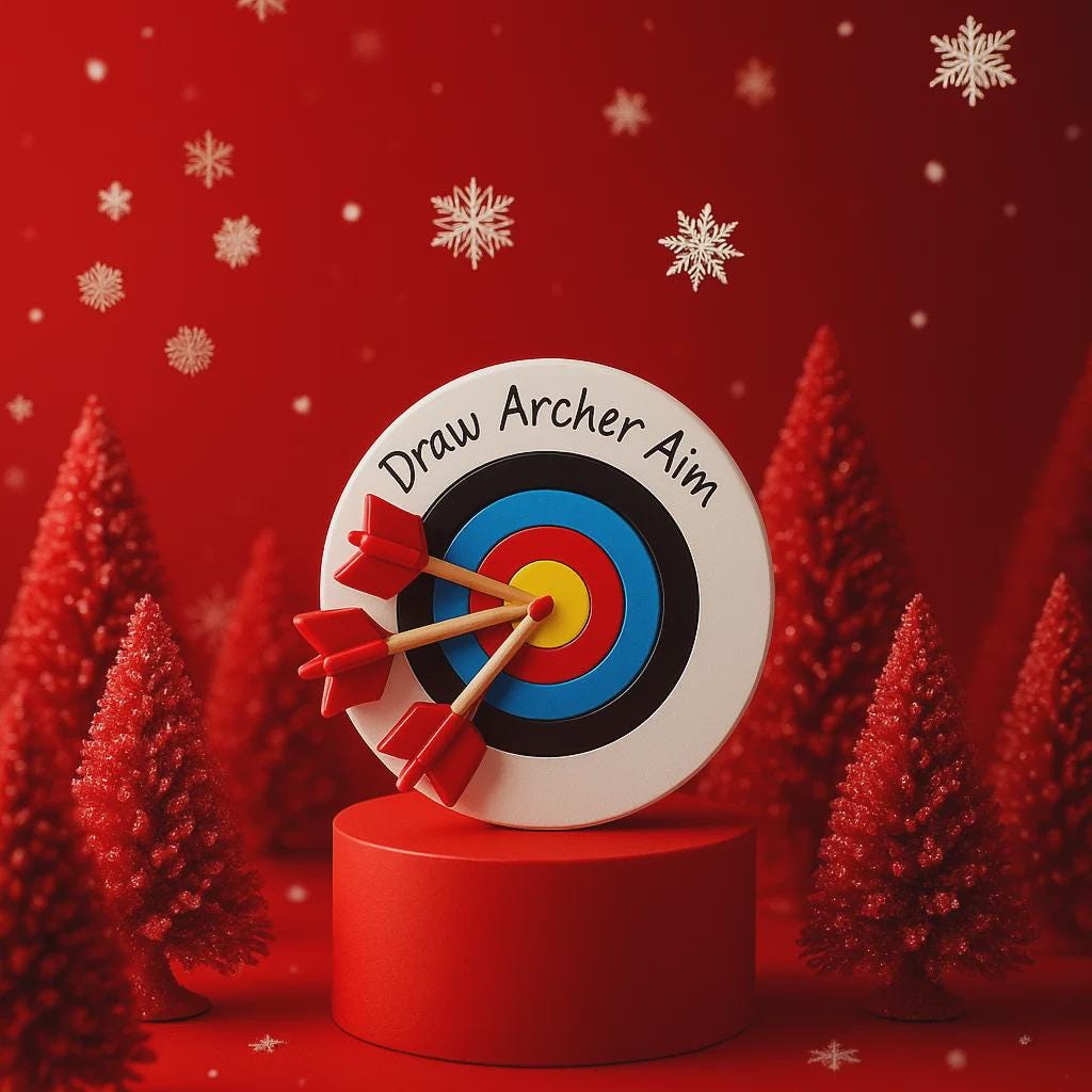 Personalized archery ornament featuring a colorful target and arrows design, customized with a name and year. Perfect for archery lovers, hunters, target shooting fans, and outdoor sports enthusiasts. This unique Christmas ornament celebrates precision, focus, and passion for archery, making it a meaningful holiday keepsake or gift for athletes, hobbyists, and competitive shooters.
