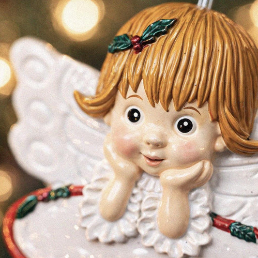 Personalized Lost Daughter Memorial Ornament | Guardian Angel Christmas Keepsake | Raised 3D Ornament
