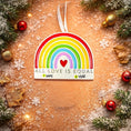 Load image into Gallery viewer, Personalized Rainbow Pride Ornament | Custom Name & Year | All Love Is Equal
