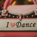 Load image into Gallery viewer, Decorative item with 'I ❤️ Dance' text on a pink background
