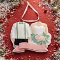 Load image into Gallery viewer, Personalized Wedding Couple Ornament | Engagement and Marriage Gift | 3D Raised Front
