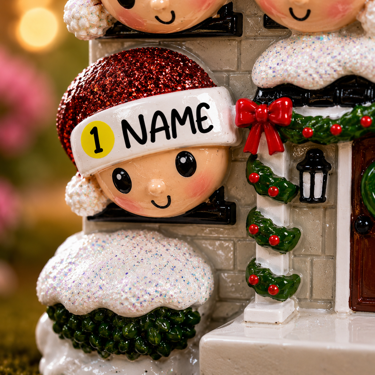 Family of 6 Our New House Christmas Personalized Ornament | New Home Keepsake