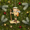 Load image into Gallery viewer, Personalized Girl Scout Ornament | Custom Hiking Scout Christmas Decor | Outdoor Camper Holiday Keepsake

