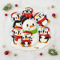 Load image into Gallery viewer, Family of 6 Christmas Ornament | Personalized Snow Family Decor | Custom Names Year Holiday Keepsake
