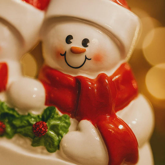 Snowman Family of 10 Christmas Ornament | Personalized Names and Year | Winter Tree Decor Keepsake