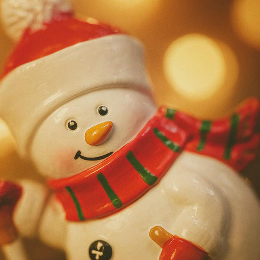 Personalized Snowman Ski Ornament | Custom Name and Year | Snowman Gift | Raised 3D Details