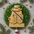 Load image into Gallery viewer, Fishing Ornament Personalized | Fisher Vest Ornament | Custom Fisherman Gift | Unique Christmas Keepsake

