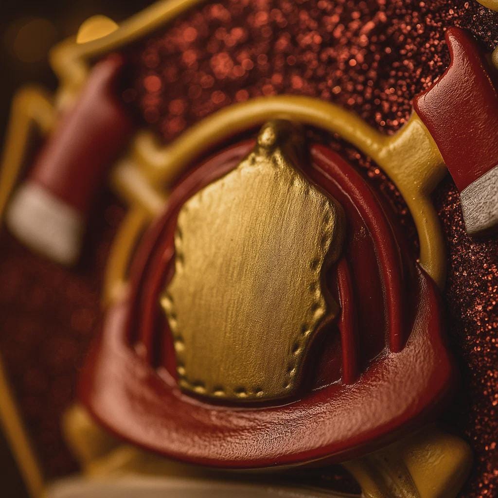 Personalized Firefighter Ornament | Custom Name, Year, Fireman Hero