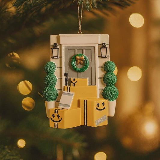 New Home Ornament | Custom Moving House Christmas Keepsake