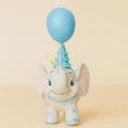 Load image into Gallery viewer, Baby’s First Christmas Elephant Ornament | Baby Boy Personalized Name and Year | 3D Ornament
