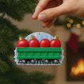 Load image into Gallery viewer, Personalized Family of 4 Train Christmas Ornament | Custom Names & Year
