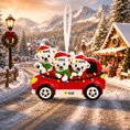 Load image into Gallery viewer, Personalized 3 Family Ornament Polar Bear| Personalized Christmas Keepsake

