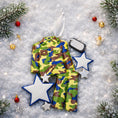 Load image into Gallery viewer, Personalized Army Military Ornament | Camo Uniform Christmas Keepsake | Raised 3D Details
