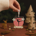 Load image into Gallery viewer, Decorative ornament with 'Dance' and a dancer silhouette, held by a hand against a festive background.
