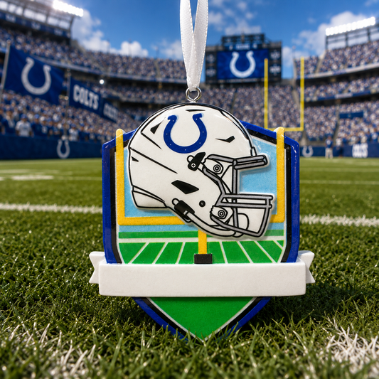 Indianapolis Colts Fan Ornament | Officially Licensed Personalized Name and Year Keepsake