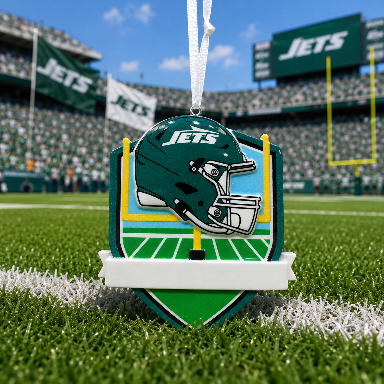 New York Jets Fan Ornament | Officially Licensed Personalized Name and Year Keepsake