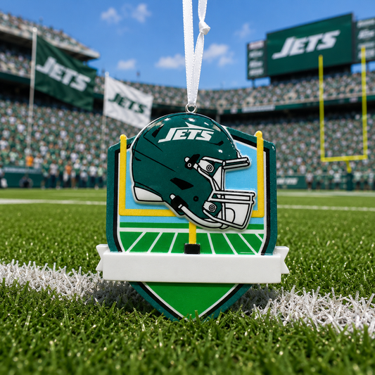 New York Jets Fan Ornament | Officially Licensed Personalized Name and Year Keepsake