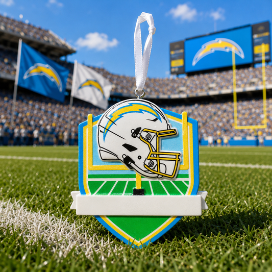 Los Angeles Chargers Fan Ornament | Officially Licensed Personalized Name and Year Keepsake
