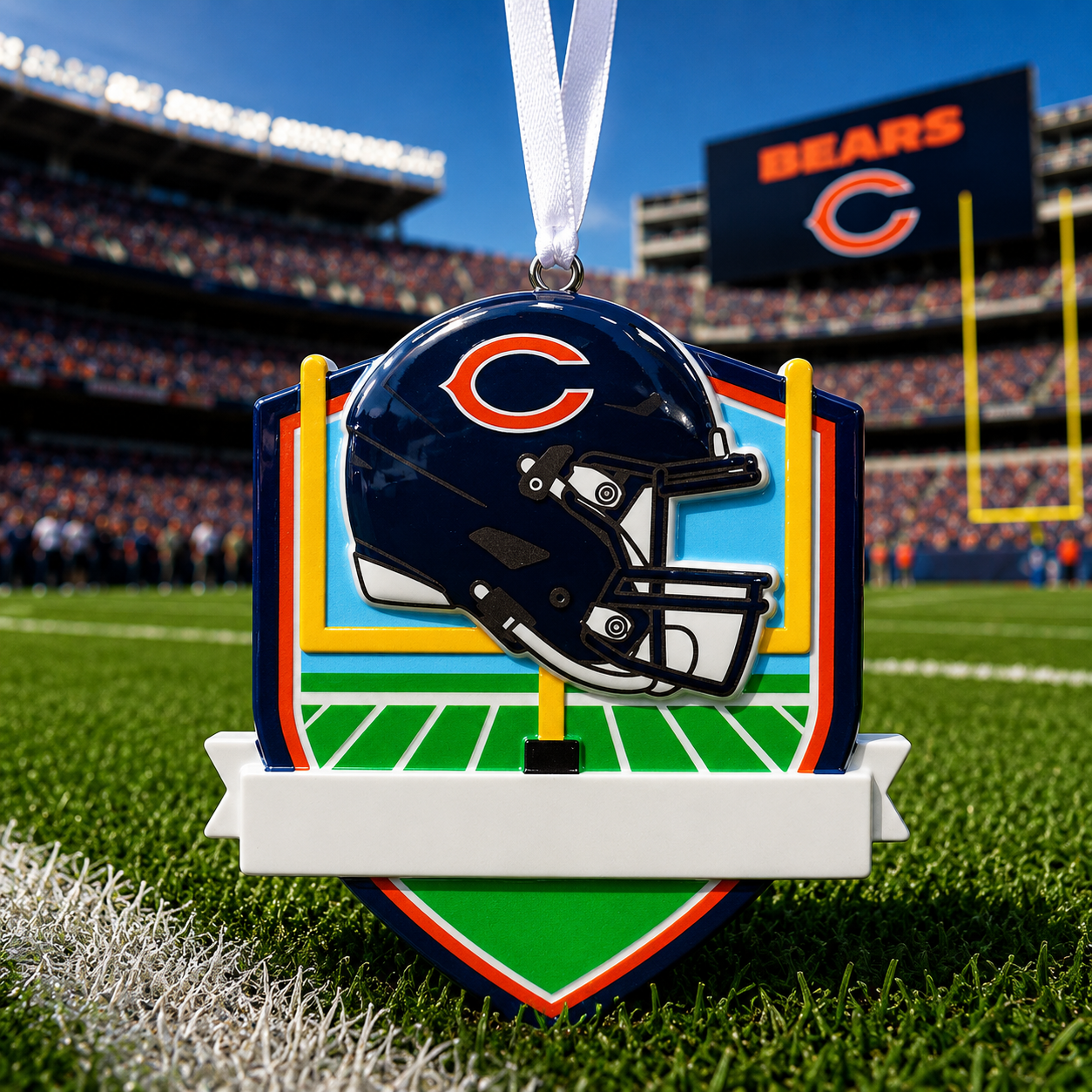 Chicago Bears Fan Ornament | Officially Licensed Personalized Name and Year Keepsake