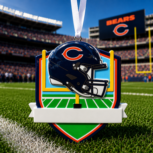 Chicago Bears Fan Ornament | Officially Licensed Personalized Name and Year Keepsake