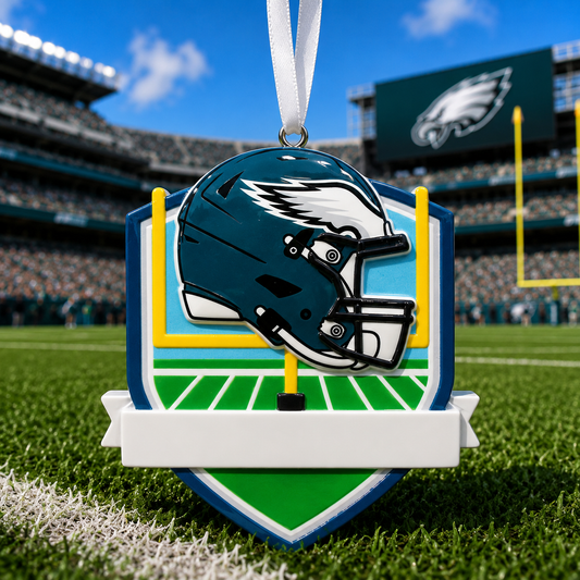 Philadelphia Eagles Fan Ornament | Officially Licensed Personalized Name and Year Keepsake